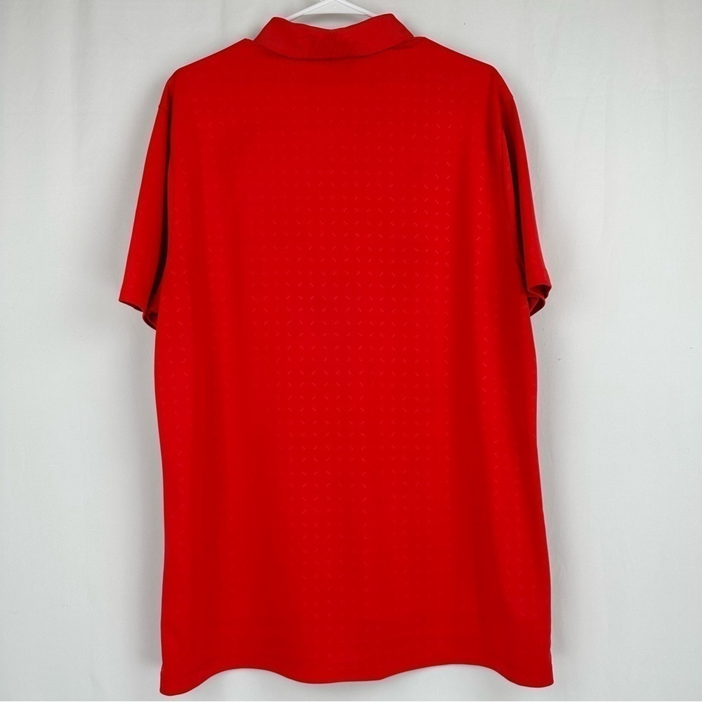 Nike Pro-Golf Standard Fit Red - Geometric Print - Polo - Size: XL - Picture 4 of 4